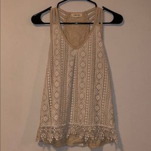 lace tank top